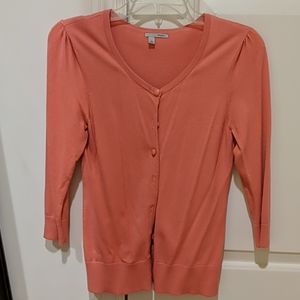 Beautiful coral/salmon colored cardigan